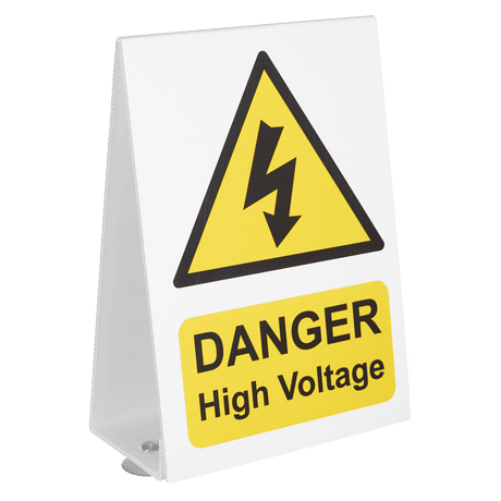 Sealey HVS1 High Voltage Vehicle Warning Sign - HVS1 - Sealey Tools UK - Trade Counter Direct