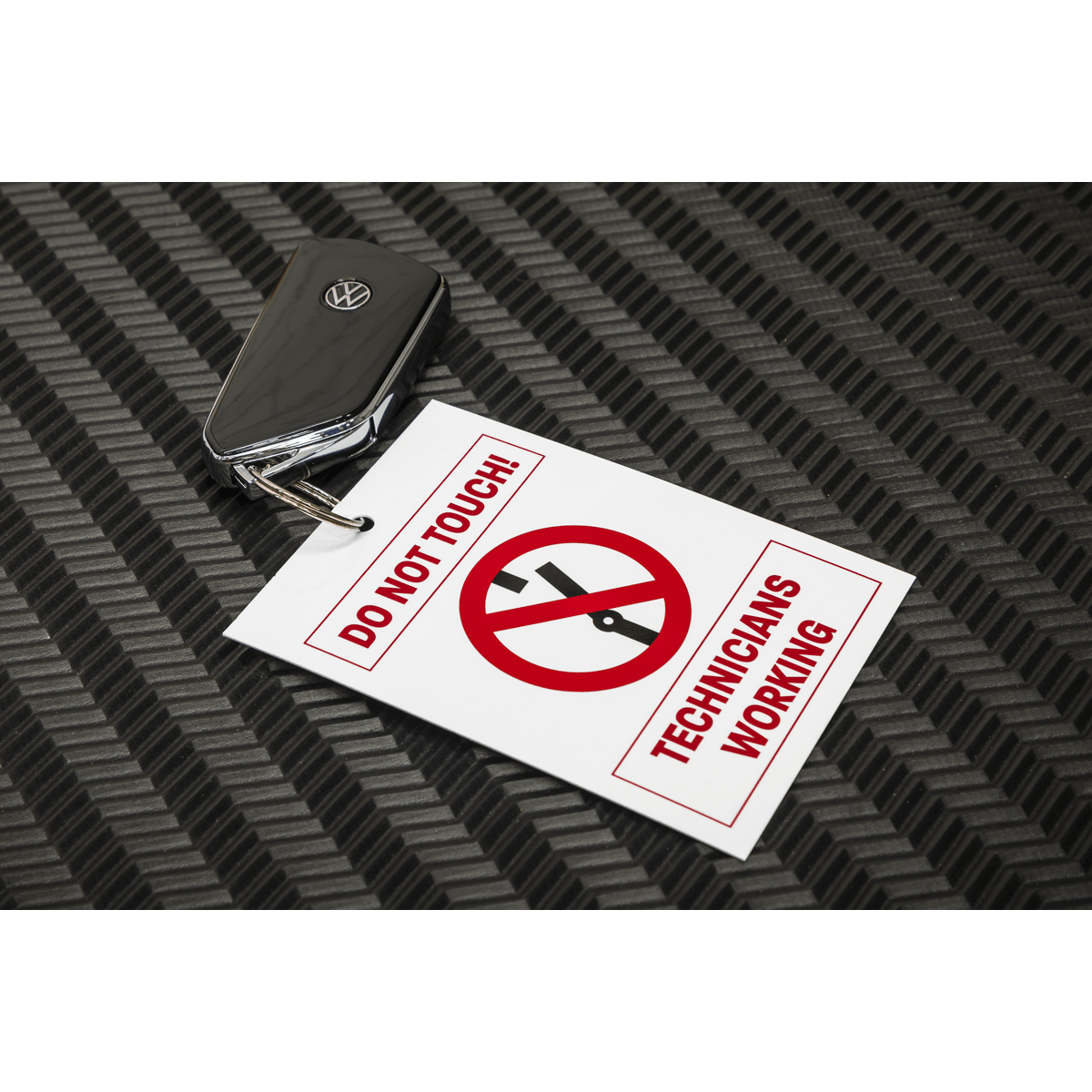 Sealey HYBRIDTAG Hybrid/Electric Vehicle Keyring Warning Tag - HYBRIDTAG - Sealey Tools UK - Trade Counter Direct