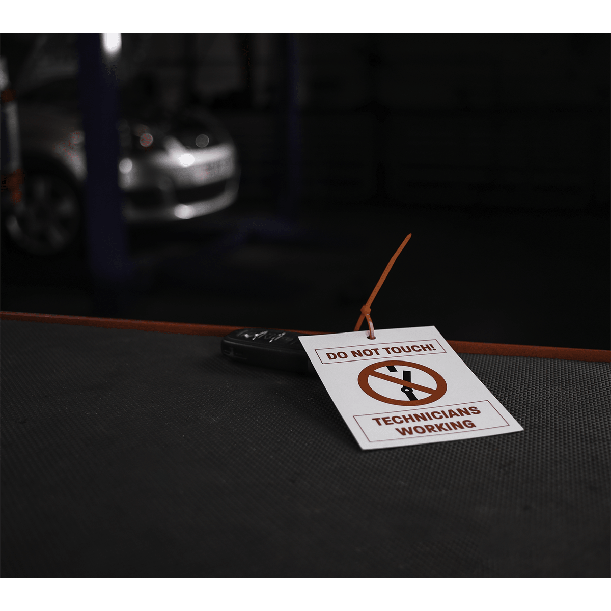 Sealey HYBRIDTAG Hybrid/Electric Vehicle Keyring Warning Tag - HYBRIDTAG - Sealey Tools UK - Trade Counter Direct