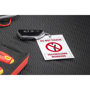 Sealey HYBRIDTAG Hybrid/Electric Vehicle Keyring Warning Tag - HYBRIDTAG - Sealey Tools UK - Trade Counter Direct