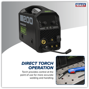 Sealey IMIG200P Multi-Process Inverter Welder 200A & Plasma Cutter 40A - IMIG200P - Sealey Tools UK - Trade Counter Direct