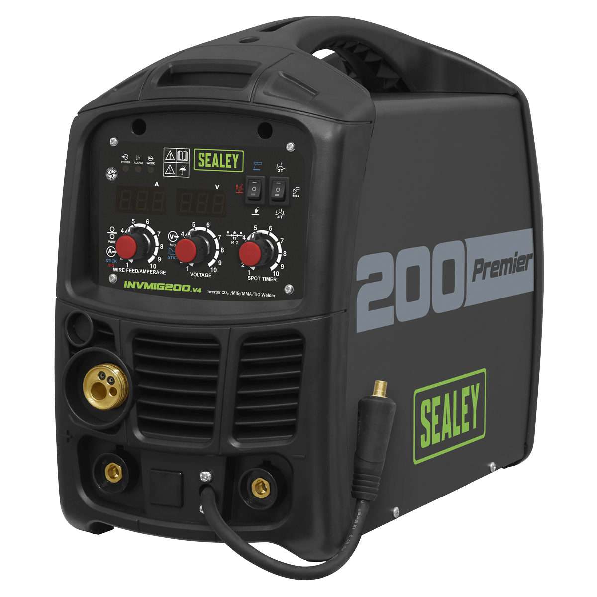 Sealey INVMIG200 Premier MIG, TIG & MMA Inverter Welder 200A - INVMIG200 - Sealey Tools UK - Trade Counter Direct