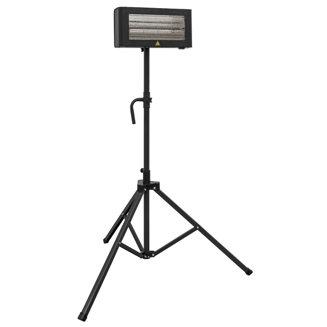 Sealey IR12CT Infrared Quartz Heater with Tripod Stand 230V 1.2kW - IR12CT - Sealey Tools UK - Trade Counter Direct