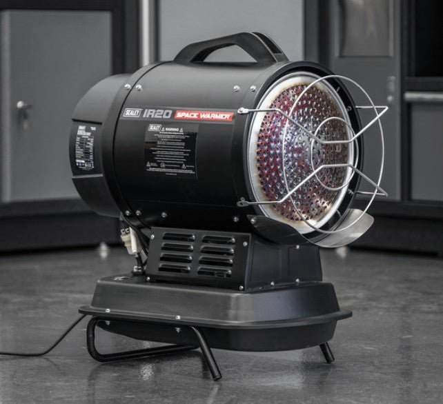 Sealey IR20 Infrared Paraffin/Kerosene/Diesel Heater 20kW - IR20 - Sealey Tools UK - Trade Counter Direct
