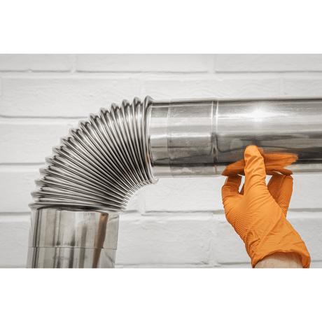 Sealey IREX1 Stainless Steel Exhaust/Flue End Pipe for IR13/IR16 Ø100mm - 900mm - IREX1 - Sealey Tools UK - Trade Counter Direct