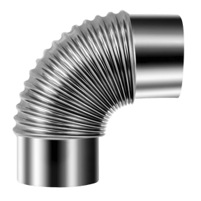 Sealey IREX3 Stainless Steel Exhaust/Flue 90° Bend for IR13/IR16 Ø100mm - IREX3 - Sealey Tools UK - Trade Counter Direct