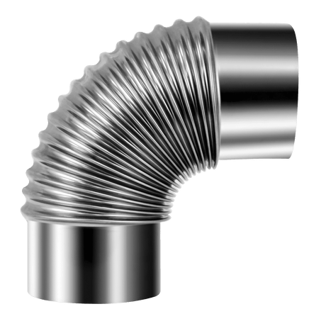 Sealey IREX3 Stainless Steel Exhaust/Flue 90° Bend for IR13/IR16 Ø100mm - IREX3 - Sealey Tools UK - Trade Counter Direct