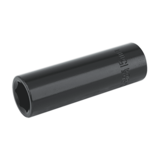 Sealey IS1215D Impact Socket 15mm Deep 1/2"Sq Drive - IS1215D - Sealey Tools UK - Trade Counter Direct