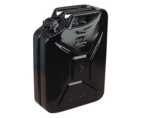 Sealey JC20B Jerry Can 20ltr - Black - Fuel Cans - SLY-8074 - Sealey Tools UK - Trade Counter Direct