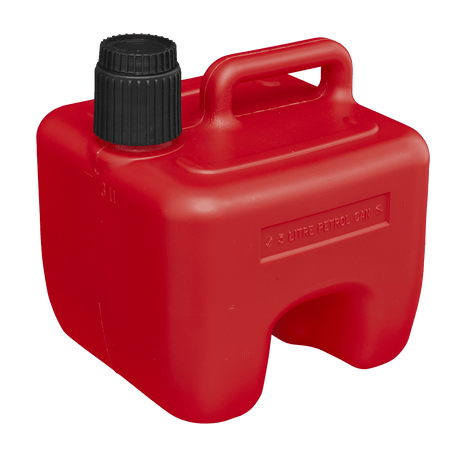 Sealey JC3R Stackable Fuel Can 3L - Red - JC3R - Sealey Tools UK - Trade Counter Direct