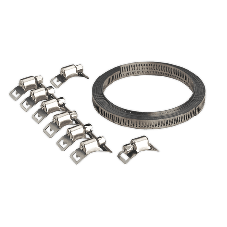 Sealey JC97 Hose Clip Set Self - Build 8mm Band Width - JC97 - Sealey Tools UK - Trade Counter Direct