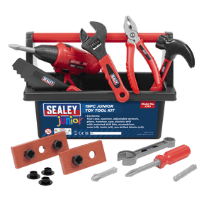Sealey JTK1 19pc Junior Toy Tool Kit - JTK1 - Sealey Tools UK - Trade Counter Direct