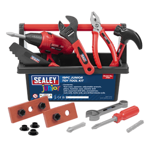 Sealey JTK1 19pc Junior Toy Tool Kit - JTK1 - Sealey Tools UK - Trade Counter Direct