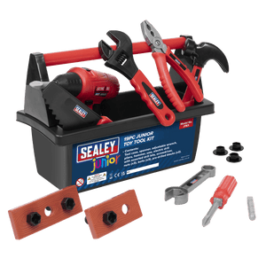 Sealey JTK1 19pc Junior Toy Tool Kit - JTK1 - Sealey Tools UK - Trade Counter Direct