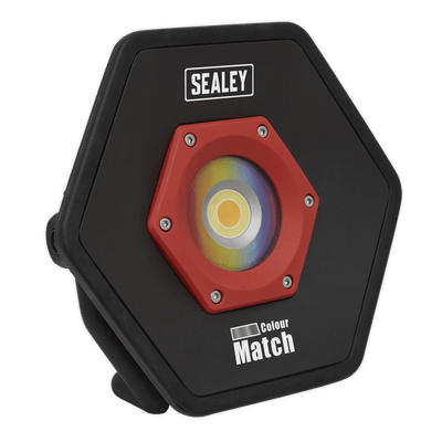 Sealey LED068 Rechargeable Floodlight 20W COB LED Lithium - ion - Colour Matching CRI 96 - LED068 - Sealey Tools UK - Trade Counter Direct