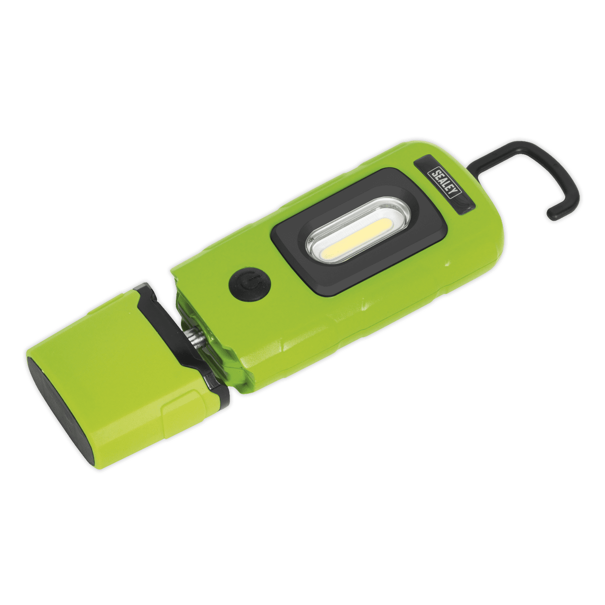 Sealey LED3601G Rechargeable 360° Inspection Light 3W COB & 1W SMD LED Green Lithium - Polymer - LED3601G - Sealey Tools UK - Trade Counter Direct