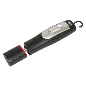 Sealey LED3602 Rechargeable 360° Inspection Light 7 SMD & 3W SMD LED Black Lithium - ion - LED3602 - Sealey Tools UK - Trade Counter Direct