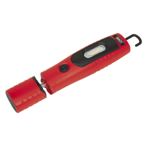 Sealey LED3602R Rechargeable 360° Inspection Light 7 SMD & 3W SMD LED Red Lithium - ion - LED3602R - Sealey Tools UK - Trade Counter Direct
