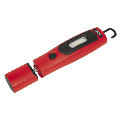 Sealey LED3602R Rechargeable 360° Inspection Light 7 SMD & 3W SMD LED Red Lithium - ion - LED3602R - Sealey Tools UK - Trade Counter Direct