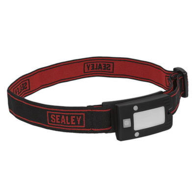 Sealey LED360HT Rechargeable Head Torch 2W COB LED Auto - Sensor Black - LED360HT - Sealey Tools UK - Trade Counter Direct