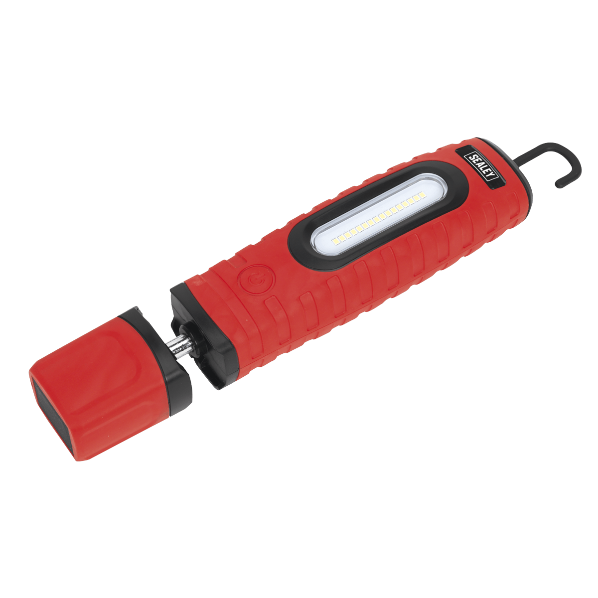 Sealey LED360PLUSR Rechargeable 360° Inspection Light 16 SMD LED & 3W LED Red 2 x Lithium - ion - LED360PLUSR - Sealey Tools UK - Trade Counter Direct