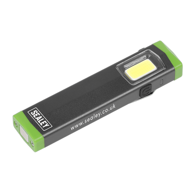 Sealey LED500SB Mini Hand Torch Aluminium 3W COB LED - LED500SB - Sealey Tools UK - Trade Counter Direct