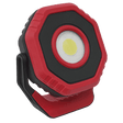 Sealey LED700PR Rechargeable Pocket Floodlight with Magnet 360° 7W COB LED - Red - LED700PR - Sealey Tools UK - Trade Counter Direct