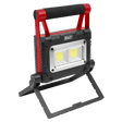 Sealey LEDFL15WS 15W COB LED Solar Powered Rechargeable Portable Floodlight - LEDFL15WS - Sealey Tools UK - Trade Counter Direct