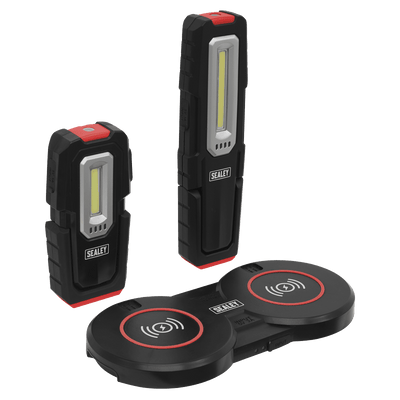 Sealey LEDWCBCOMBO4 Inspection Lights 3W & 5W & Double Wireless Charging Base - LEDWCBCOMBO4 - Sealey Tools UK - Trade Counter Direct