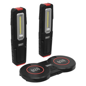 Sealey LEDWCBCOMBO5 Inspection Light 5W & 1W COB LED (x2) & Double Wireless Charging Base - LEDWCBCOMBO5 - Sealey Tools UK - Trade Counter Direct
