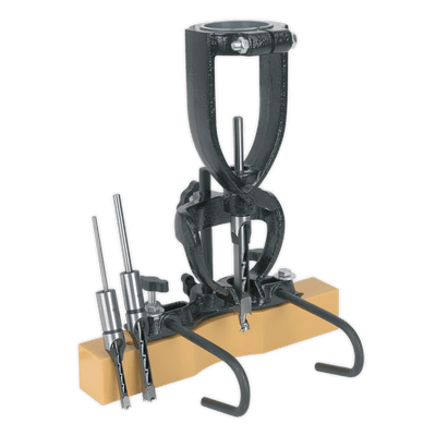 Sealey MA10 Wood Mortising Attachment 40 - 65mm with Chisels - MA10 - Sealey Tools UK - Trade Counter Direct