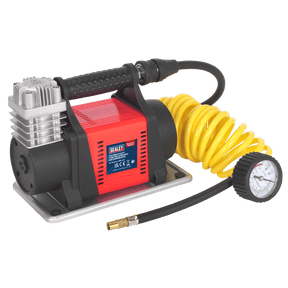 Sealey MAC05 Tyre Inflator/Mini Air Compressor 12V Heavy - Duty - MAC05 - Sealey Tools UK - Trade Counter Direct