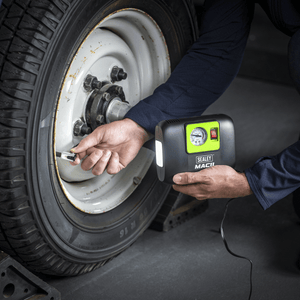 Sealey MAC11 Tyre Inflator with Worklight 12V - MAC11 - Sealey Tools UK - Trade Counter Direct