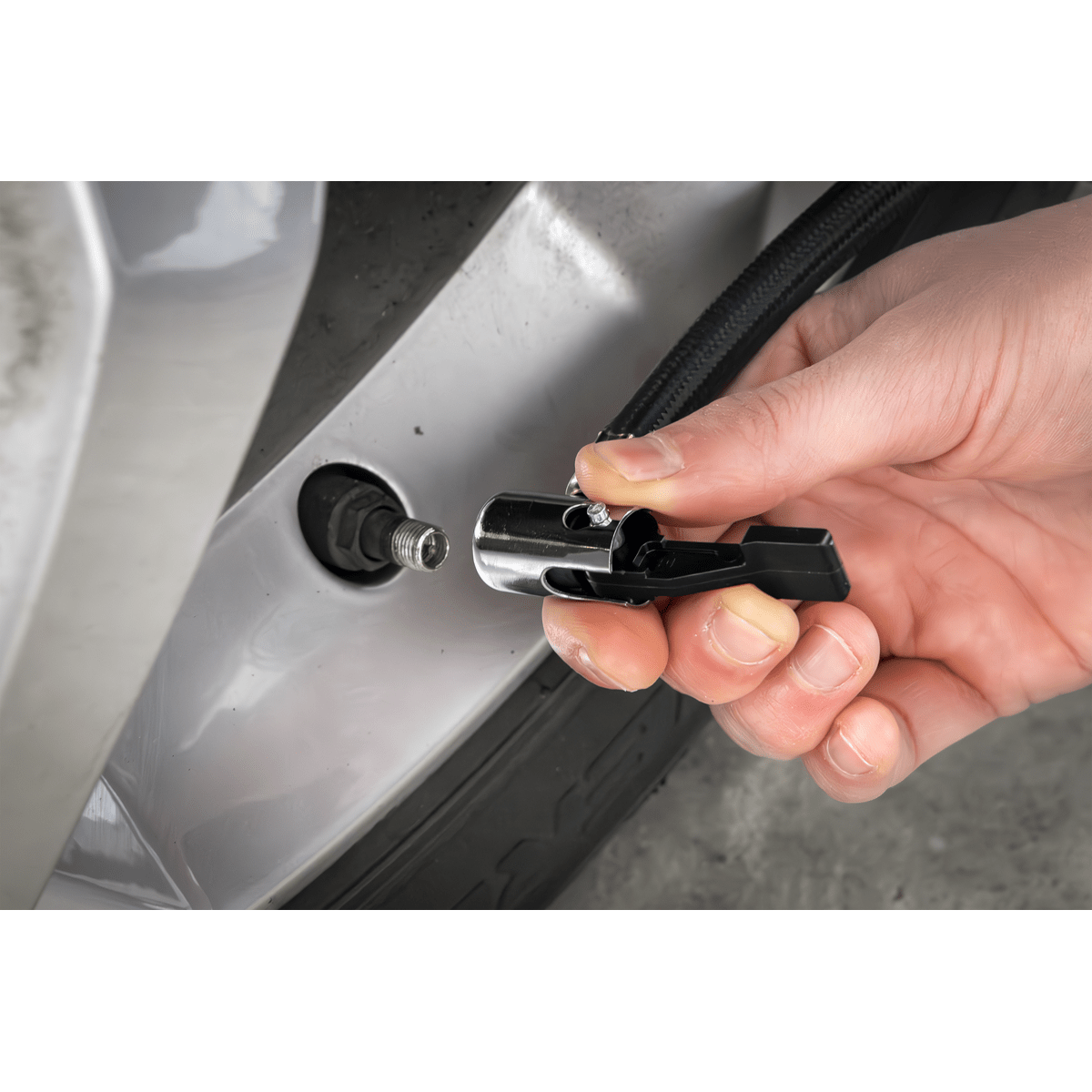 Sealey MAC12D Tyre Inflator with Worklight 12V - MAC12D - Sealey Tools UK - Trade Counter Direct