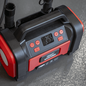 Sealey MAC13D Tyre Inflator & High-Volume Air Pump 12V/230V AC - MAC13D - Sealey Tools UK - Trade Counter Direct
