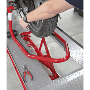Sealey MC401 Motorcycle Lift 454kg Capacity Hydraulic - Motorcycle Lifts - SLY-8175 - Sealey Tools UK - Trade Counter Direct