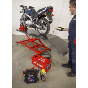 Sealey MC454E Motorcycle Lift 450kg - 12V Electro/Hydraulic - MC454E - Sealey Tools UK - Trade Counter Direct