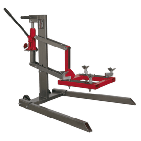 Sealey MCL500 Single Post Hydraulic Motorcycle Lift 450kg Capacity - MCL500 - Sealey Tools UK - Trade Counter Direct