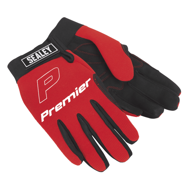 Sealey MG796L Premier Mechanic's Gloves Padded Palm - Large Pair - MG796L - Sealey Tools UK - Trade Counter Direct