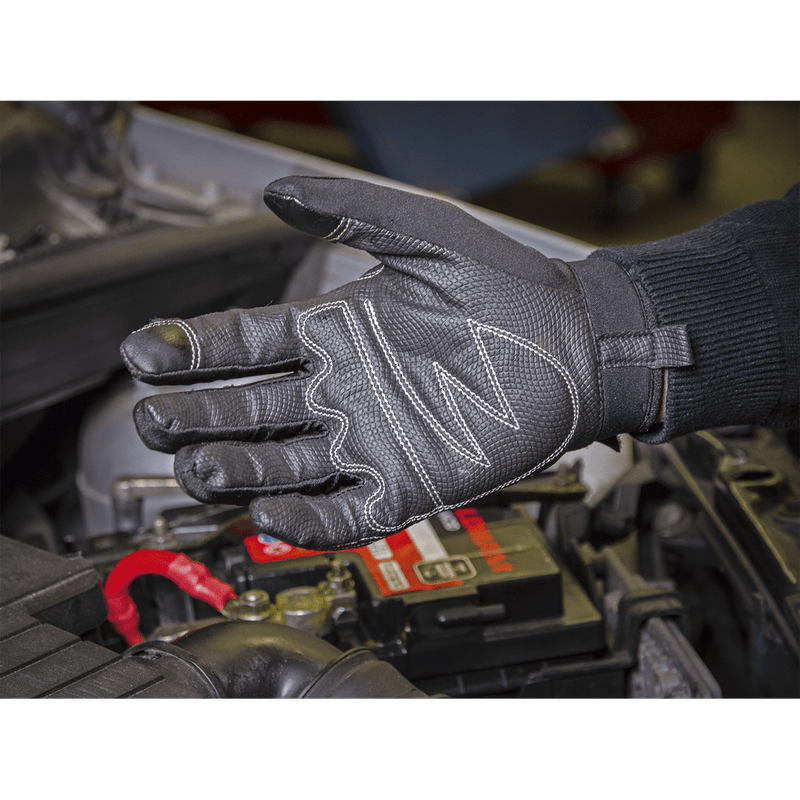 Sealey MG798L Premier Light Palm Tactouch Mechanic's Gloves (9) - Large - MG798L - Sealey Tools UK - Trade Counter Direct