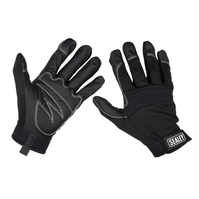 Sealey MG798L Premier Light Palm Tactouch Mechanic's Gloves (9) - Large - MG798L - Sealey Tools UK - Trade Counter Direct