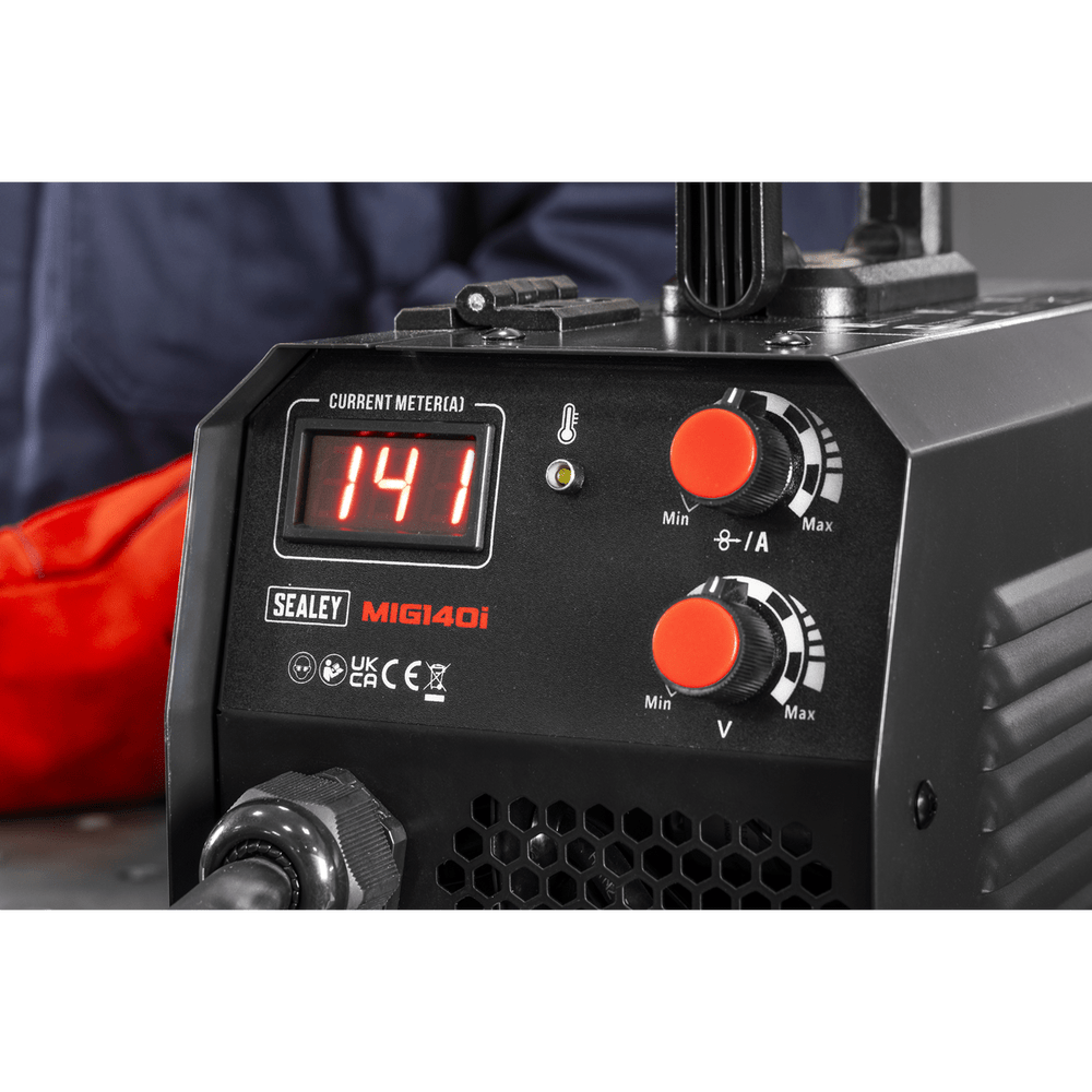 Sealey MIG140I Flux Cored Gasless MIG Inverter Welder 140A - MIG140I - Sealey Tools UK - Trade Counter Direct