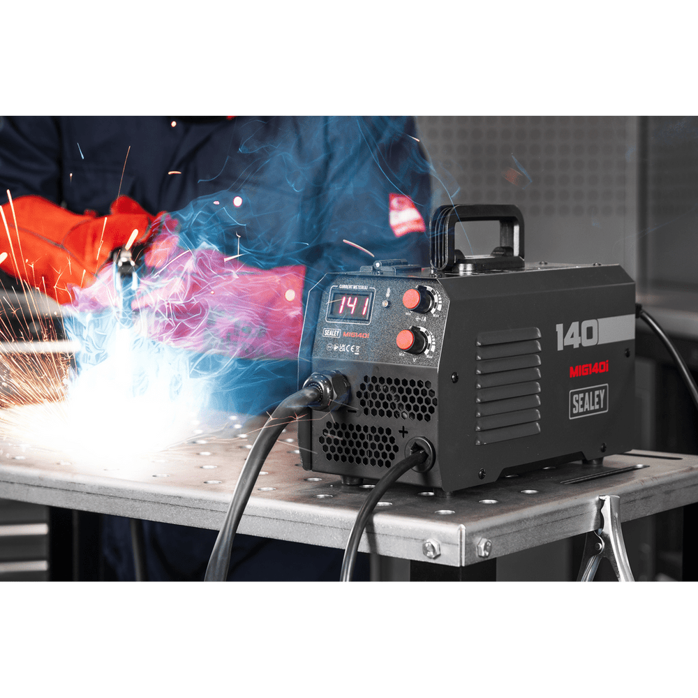 Sealey MIG140I Flux Cored Gasless MIG Inverter Welder 140A - MIG140I - Sealey Tools UK - Trade Counter Direct
