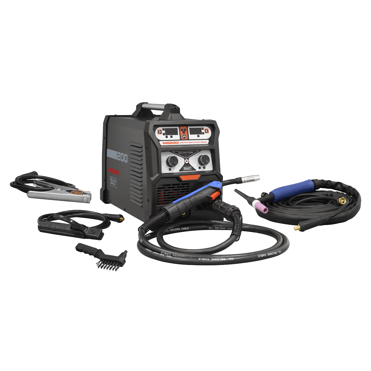 Sealey MIG200I MIG/TIG & MMA (ARC/STICK) Inverter Welder 200A - MIG200I - Sealey Tools UK - Trade Counter Direct