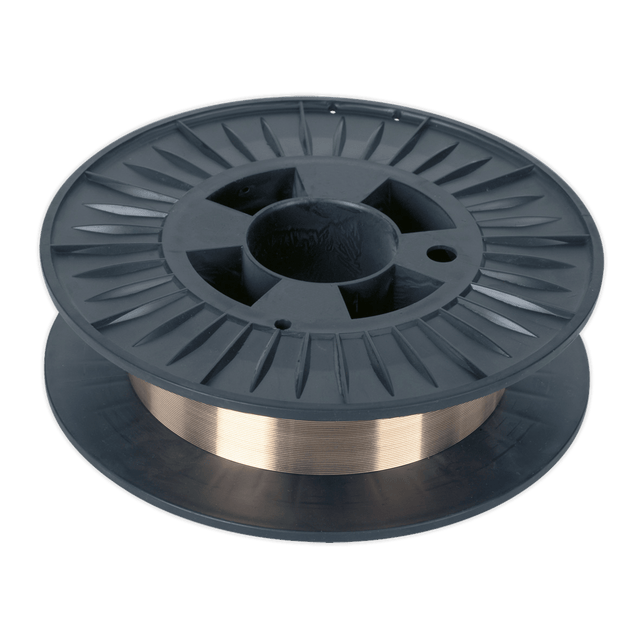 Sealey MIG/4K/BW08 Copper Silicone Bronze MIG Wire 0.8mm 4kg C9 Grade - MIG/4K/BW08 - Sealey Tools UK - Trade Counter Direct