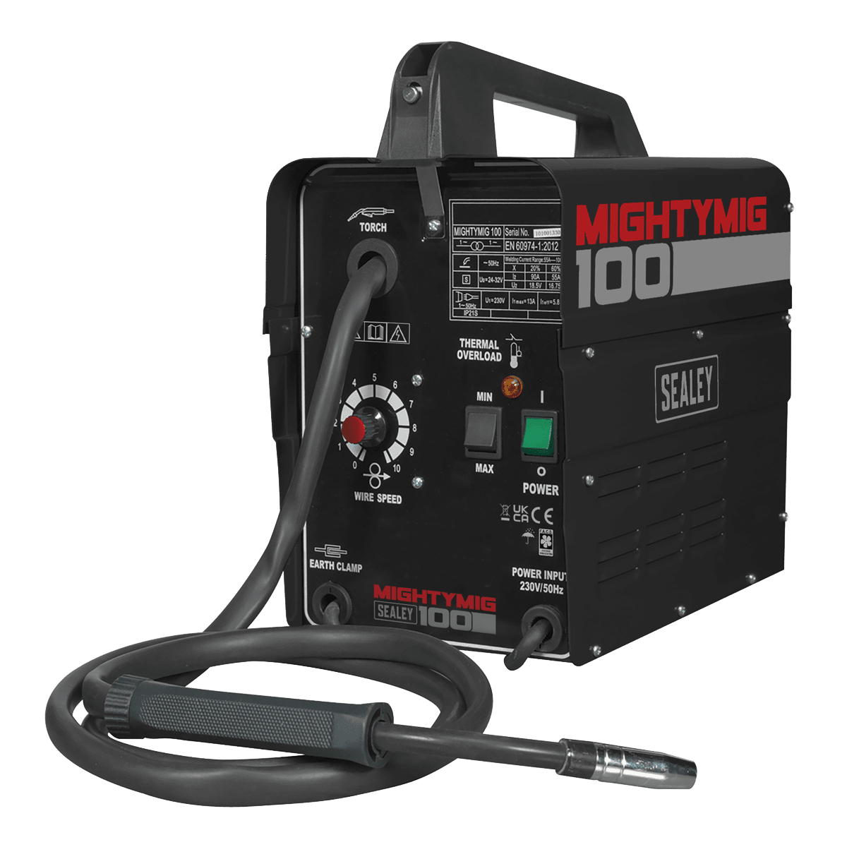 Sealey MIGHTYMIG100 No - Gas MIG Welder 100Amp 230V - MIGHTYMIG100 - Sealey Tools UK - Trade Counter Direct