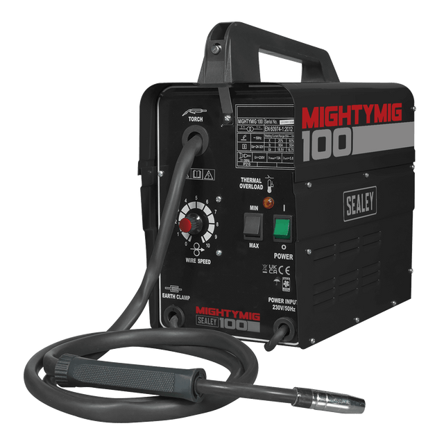 Sealey MIGHTYMIG100 No - Gas MIG Welder 100Amp 230V - MIGHTYMIG100 - Sealey Tools UK - Trade Counter Direct