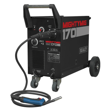 Sealey MIGHTYMIG170 Professional Gas/Gasless MIG Welder with Euro Torch 170A - MIGHTYMIG170 - Sealey Tools UK - Trade Counter Direct