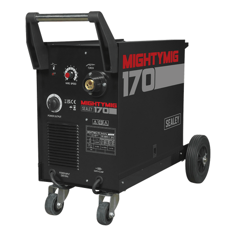 Sealey MIGHTYMIG170 Professional Gas/Gasless MIG Welder with Euro Torch 170A - MIGHTYMIG170 - Sealey Tools UK - Trade Counter Direct