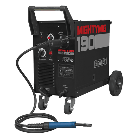 Sealey MIGHTYMIG190 Professional Gas/Gasless MIG Welder with Euro Torch 190A - MIGHTYMIG190 - Sealey Tools UK - Trade Counter Direct